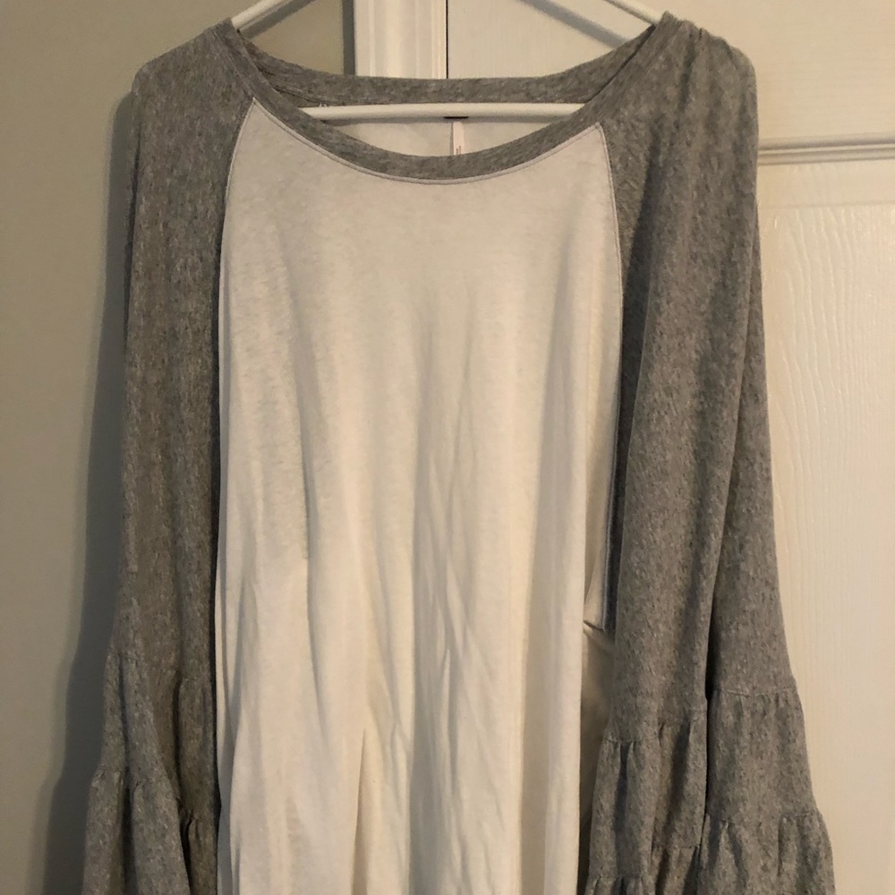 Free People Baseball Shirt